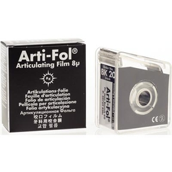 Articulating Arti-Fol Film Ultra Thin Black 1 Sided, Black (Bausch)