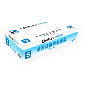 Gloves Nitrile Powder Free Textured UniFlex 100/Box