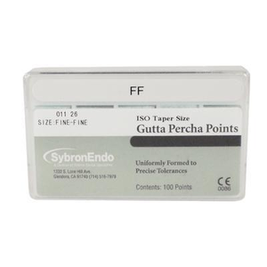 Tapered Gutta Percha Points 100/Box (SybronEndo)