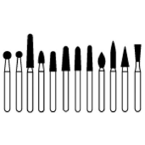 Zir CUT Diamond Burs HP EACH (Kerr Rotary)