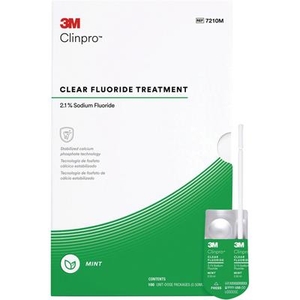 Clinpro Clear Fluoride Varnish Treatment  2.1% Sodium Fluoride, (3M)
