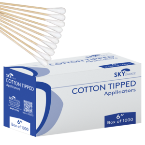 Cotton Tip Applicator Non-Sterile 1000/Bx (Sky Choice)