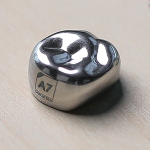 Crowns Stainless Steel 3S D-Lower Left 5pk (Acero)