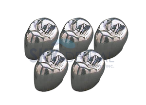 Crowns 1st Perm Lower Left Bicuspids Pack of 5 (Sky Choice)