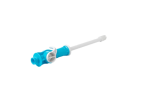 Aero HVE Saliva Ejector Barb With Backflow Prevention Blue 100/Bag (Dove Dental)