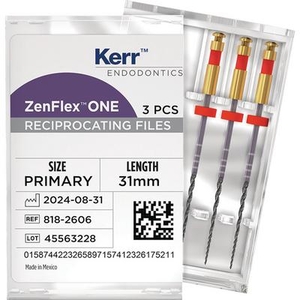 ZenFlexOne Reciprocating Niti Files 31mm (Kerr Rotary)