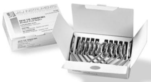 Mouth Mirror, Chromium #5 SS 12Pcs