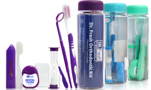 Dr. Fresh Orthodontic Travel Bottle  Pack of  12