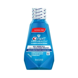 Crest ProHealth Rinse, Clean Mint, Alcohol-Free, 36mL, 48/cs