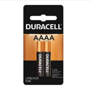 Battery, Alkaline, Size AAAA, 2pk (Duracell)