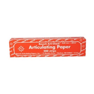 Bausch Arti-Check X-Thin Articulating Paper Straight (Bausch)