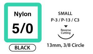 Unify Biopsy Suture Nylon 12/Pkg