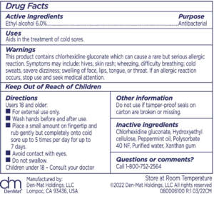 Medicated Lip Treatment - 6 Piece (Den-Mat)