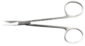 Scissors Iris Curved 4-1/2