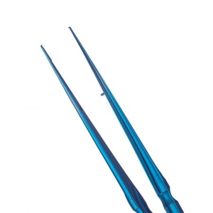 Tissue Plier Micro 1x2 Diamond Dusted, Titanium (HuFriedy)