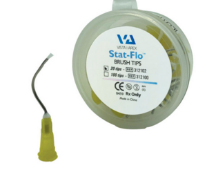 Stat-Flo PreBent Infusor Brush Tips Yellow 19 Gauge (Vista)