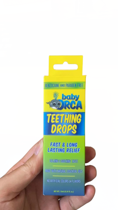 ORCA Baby Teething Drops, 10mL 6 bottles/Box ORCA Baby Teething Drops, 10mL 6 bottles/Box
