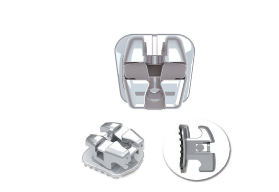 Easy Clip+ Self Ligating Active Brackets Roth .018