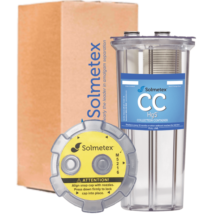 Amalgam Separator Hg5 Replacement Collection Container With Recycle Kit #Hg5-002-CR