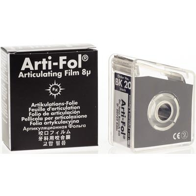 Articulating Arti-Fol Film Ultra Thin Black 1 Sided, Black (Bausch)