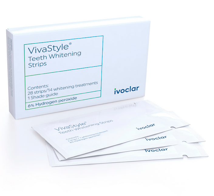 VivaStyle® Take Home Teeth Whitening Strips, 6% Hydrogen Peroxide (Ivoclar)